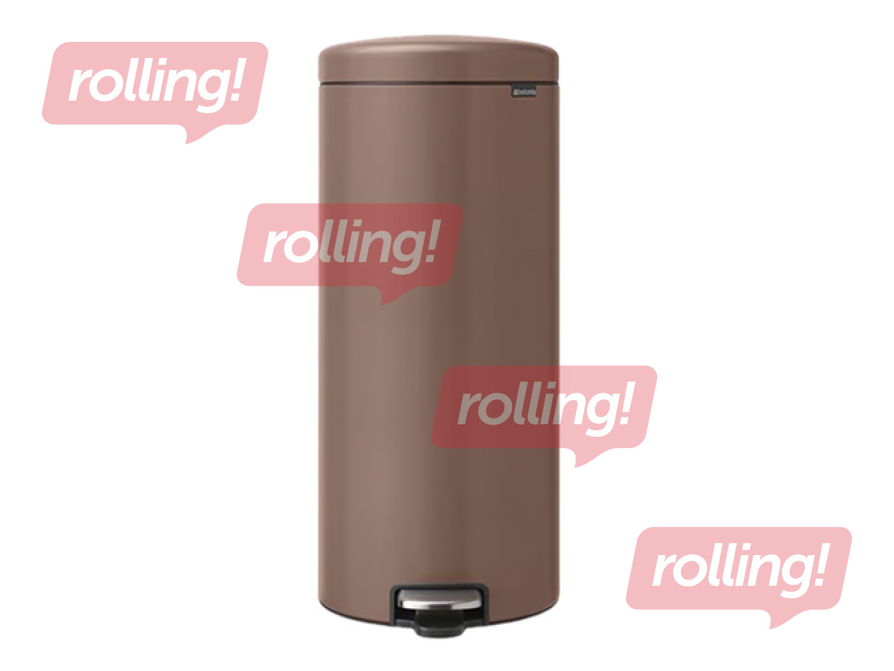 Pedaaliga prügikast Brabantia, NewIcon, satiinjaspruun, 30l