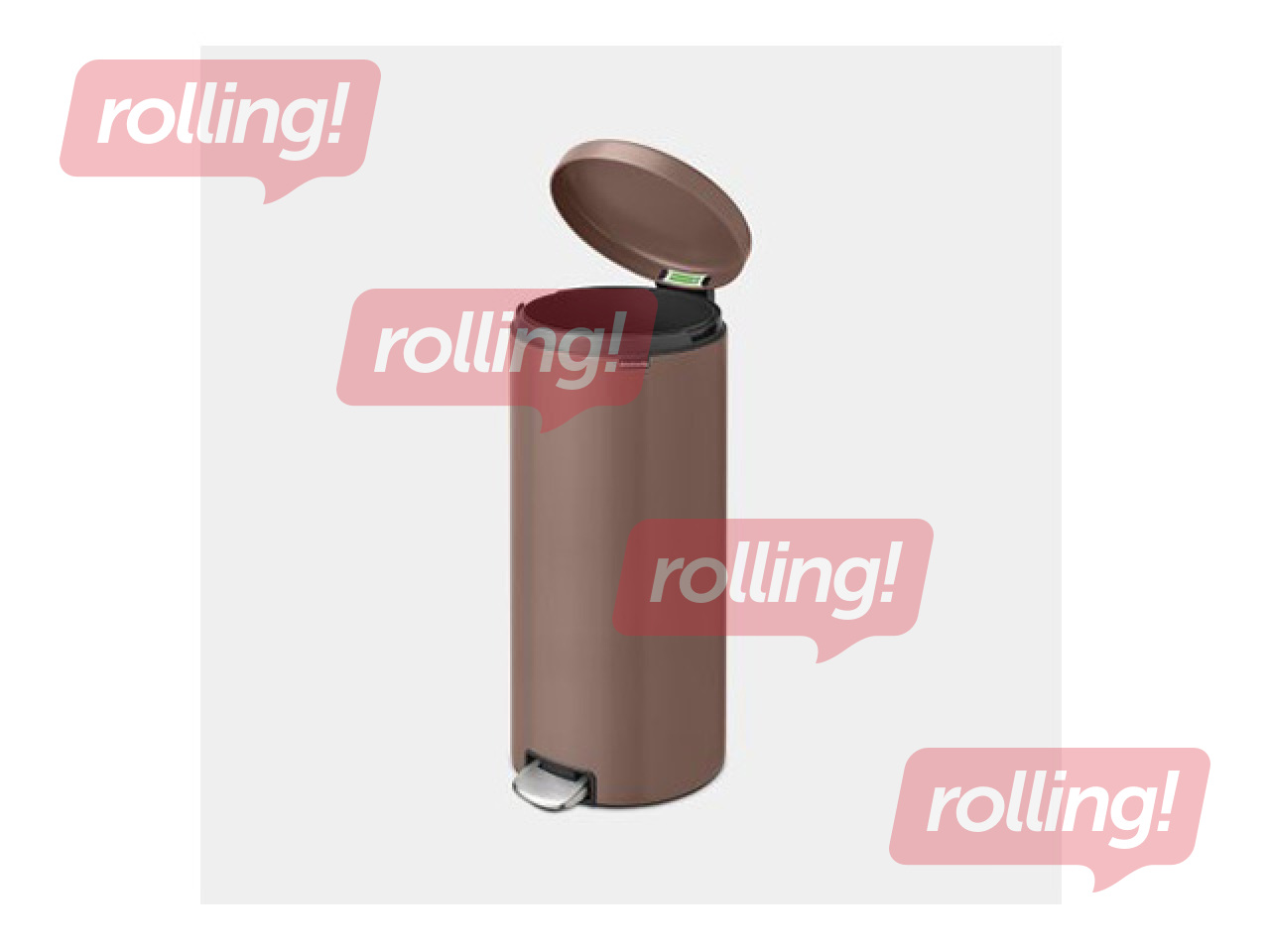 Pedaaliga prügikast Brabantia, NewIcon, satiinjaspruun, 30l