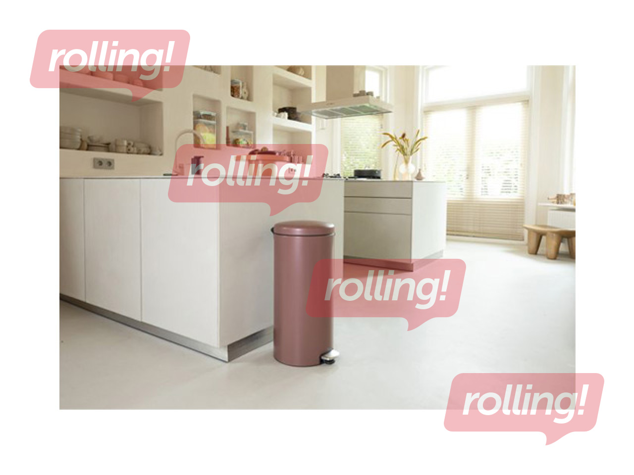 Pedaaliga prügikast Brabantia, NewIcon, satiinjaspruun, 30l