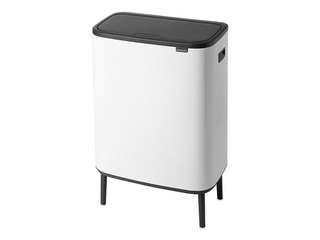 Waste bin Brabantia, Bo Touch, white, 60l