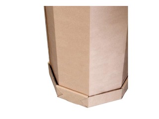 Картонный контейнер для сортировки отходов, 360x360x750мм