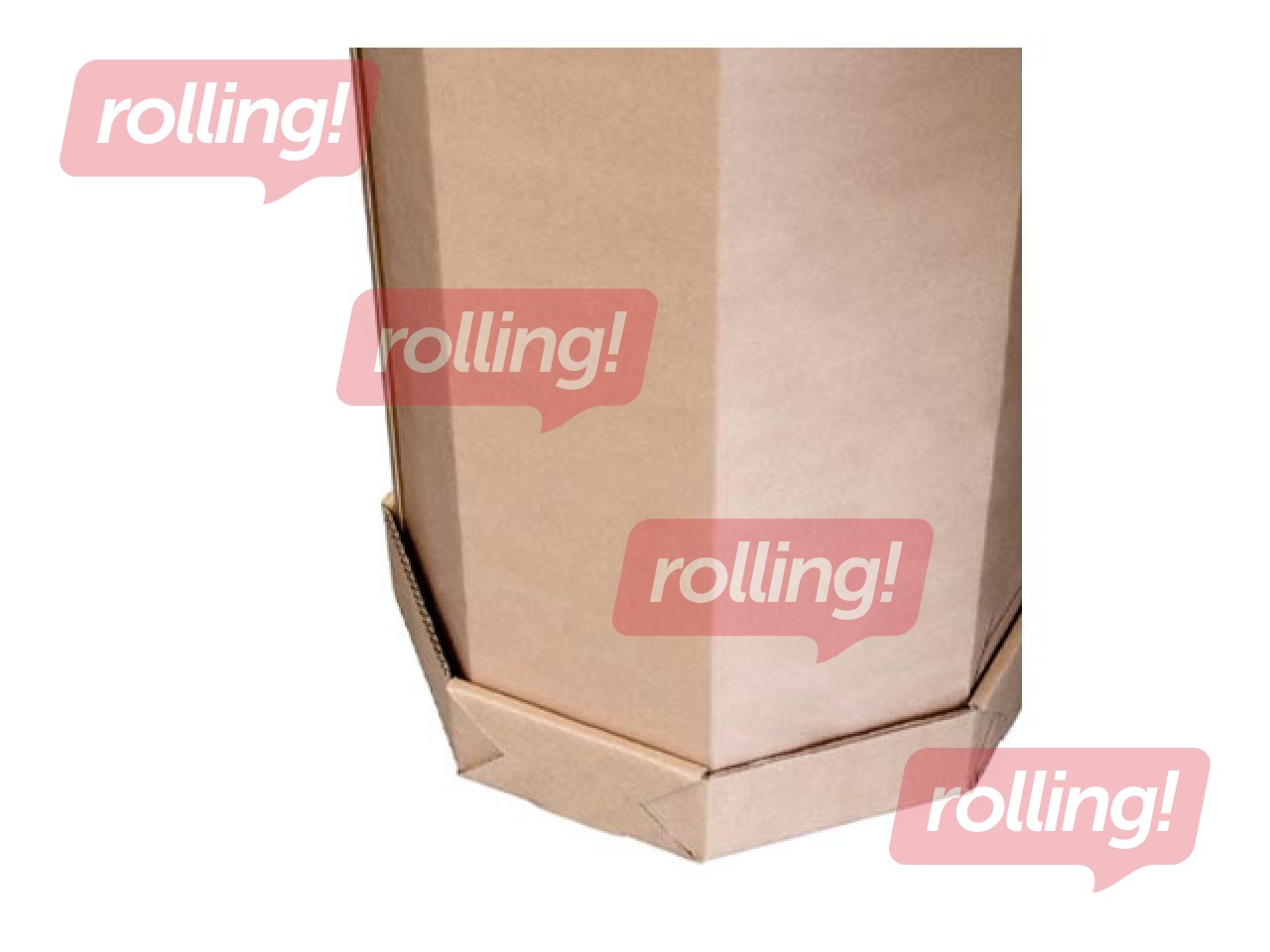 Waste sorting cardboard bin, 360x360x750mm