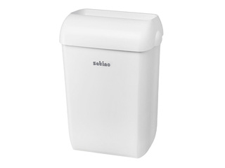 Prügikast Satino, valge, 43l