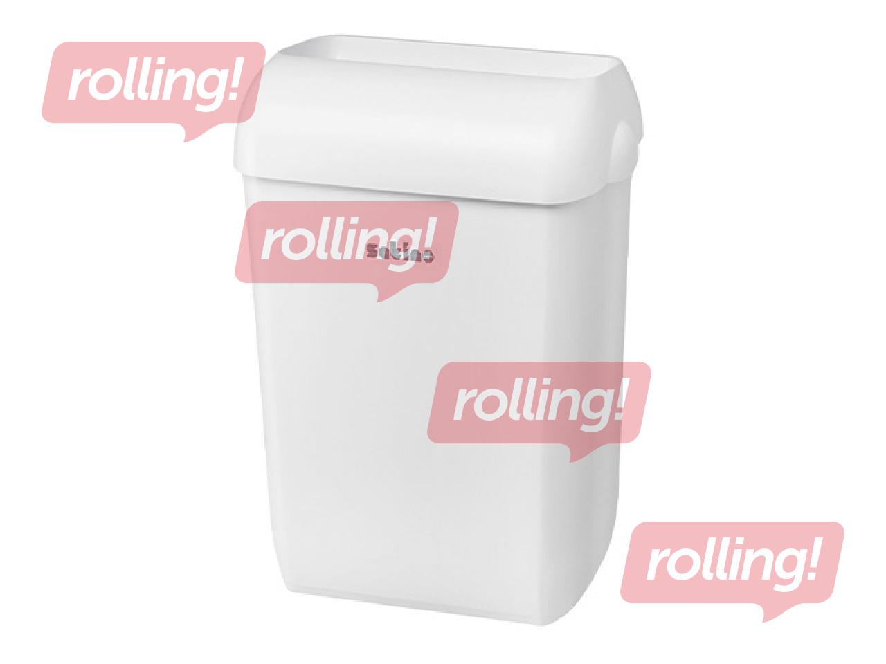 Waste bin Satino, white, 43l