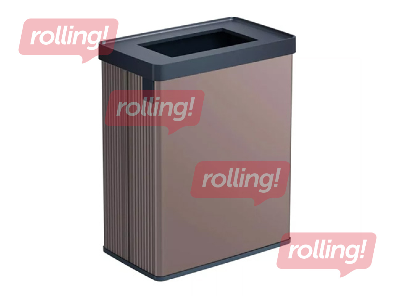 Atkritumu tvertne Curver, Verto Recycle, pērļu rozā, 54l