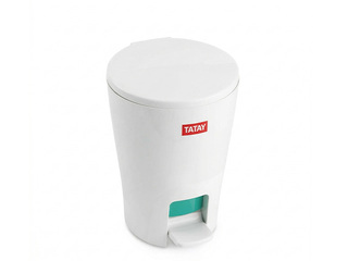 Prügikast Tatay Diabolo, pedaaliga, roheline, 5l