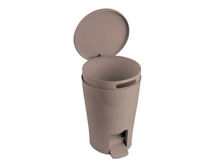 Мусорное ведро Tatay Diabolo, с педалью, коричневое, 5l