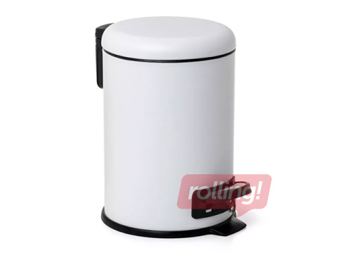 Waste bin Tatay Nordic, stainless steel, white, 3l