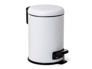 Waste bin Tatay Nordic, stainless steel, white, 3l