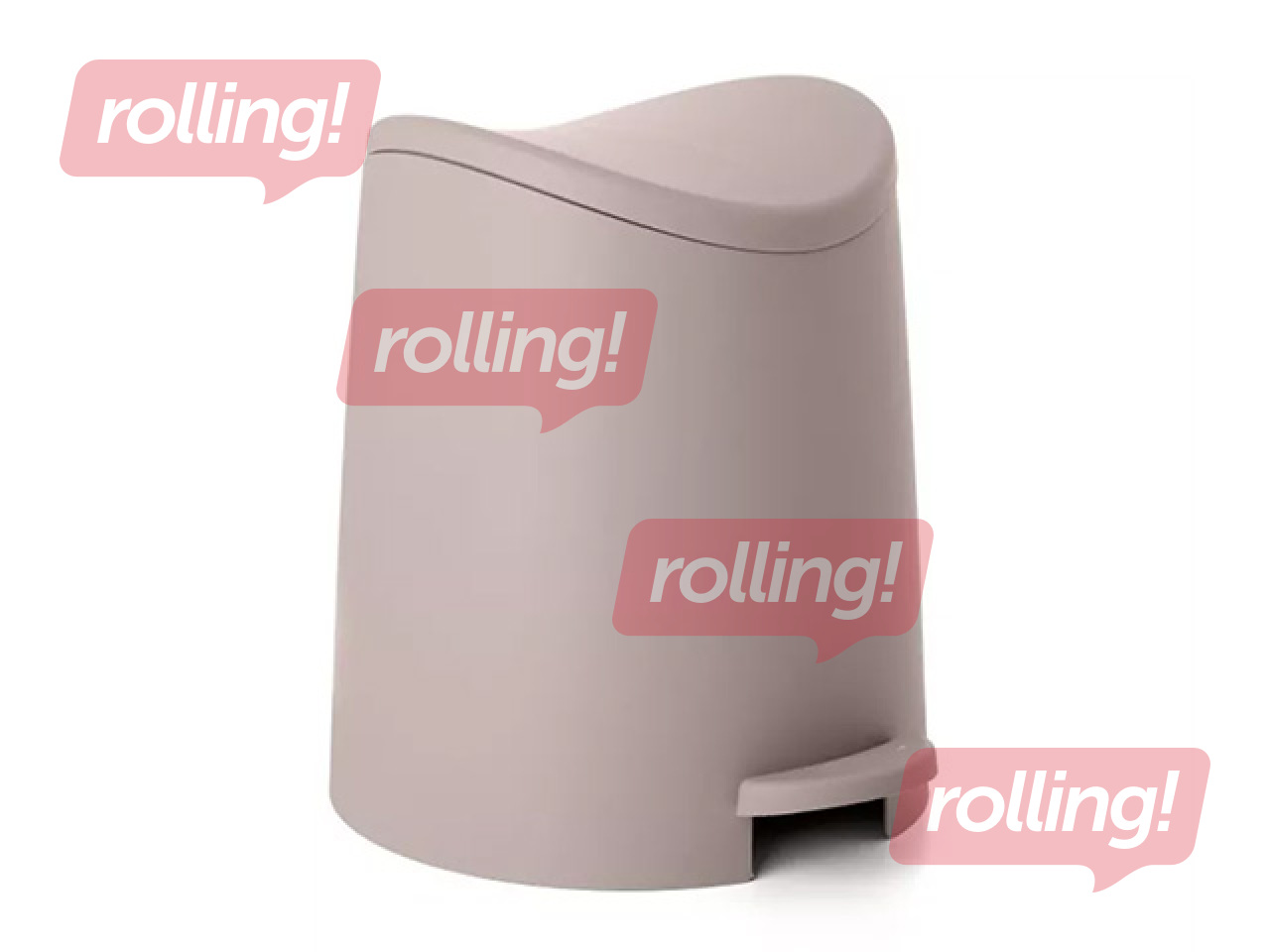 Atkritumu tvertne Tatay Standard, plastmasa, brūna, 3l