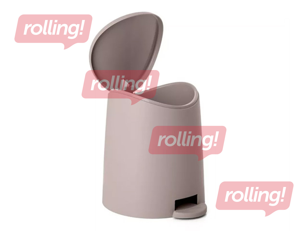 Atkritumu tvertne Tatay Standard, plastmasa, brūna, 3l