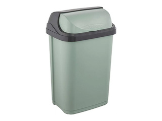 Prügikast Keeeper Rasmus, plastmass, roheline, 25l
