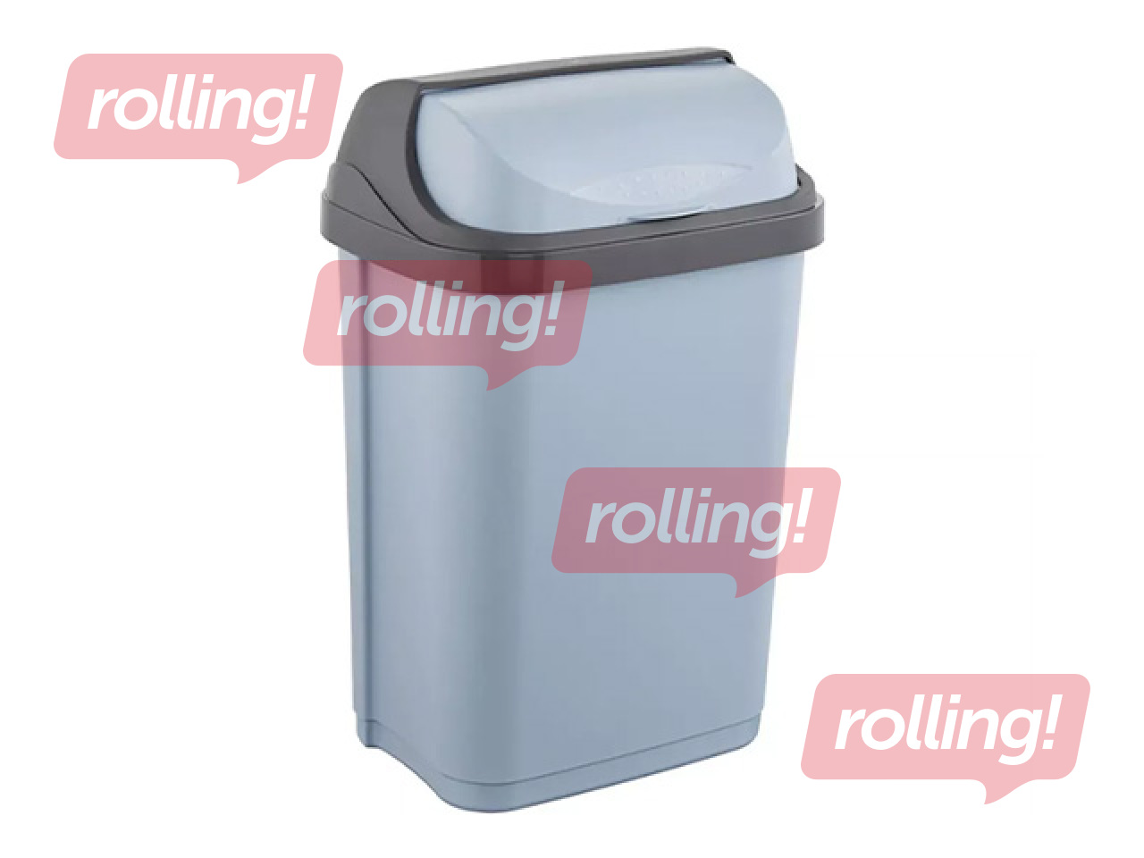 Мусорное ведро Keeeper Rasmus, пластмасса, синее, 25л