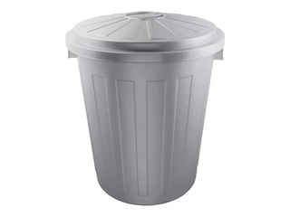 Мусорное ведро Keeeper Mats Maxi, пластмасса, серое, 50л