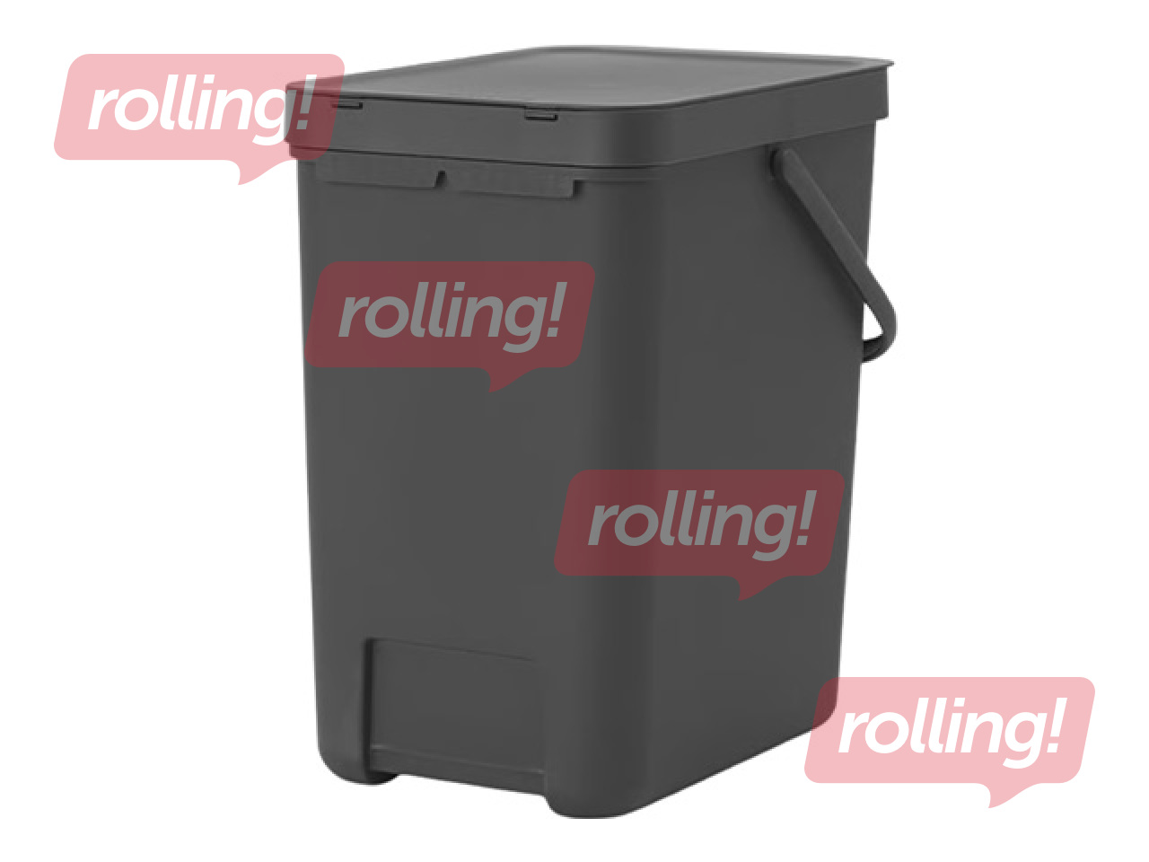 Atkritumu tvertne Brabantia Sort & Go, pelēka, 25l