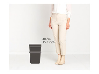 Atkritumu tvertne Brabantia Sort & Go, pelēka, 25l