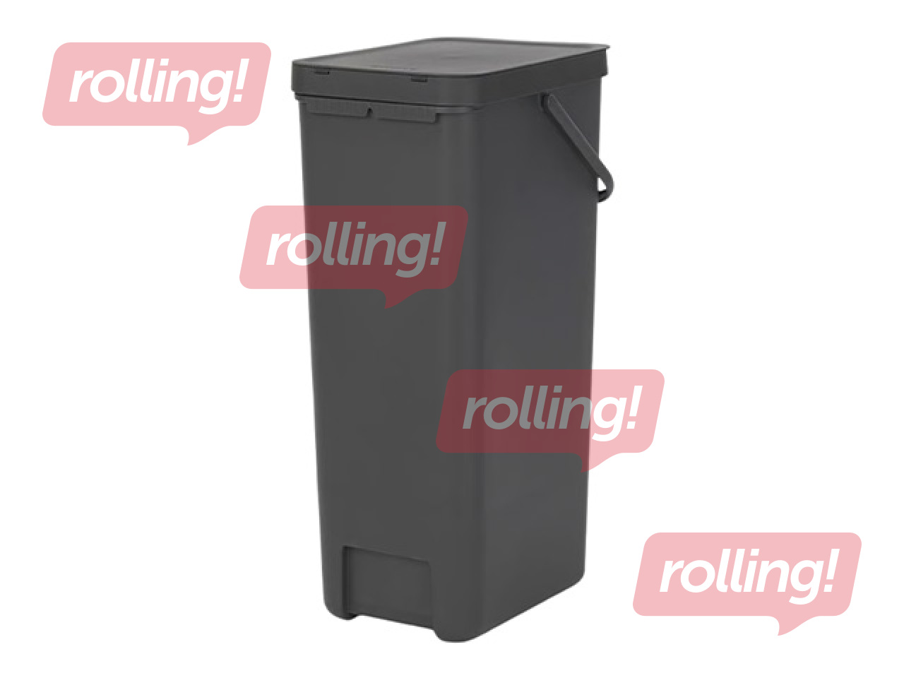 Atkritumu tvertne Brabantia Sort & Go, pelēka, 40l