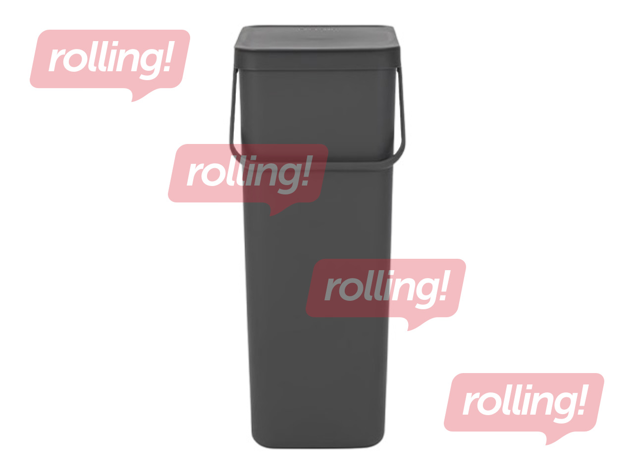 Atkritumu tvertne Brabantia Sort & Go, pelēka, 40l