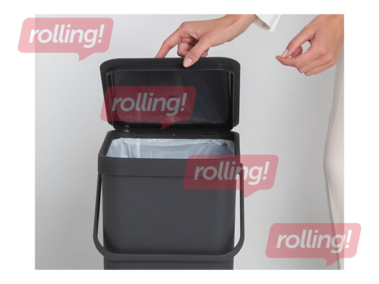 Prügikast Brabantia Sort & Go, hall, 40l