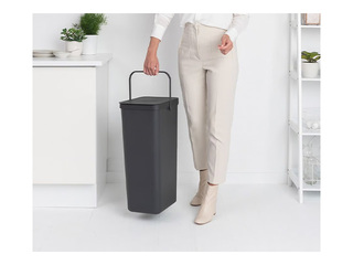Waste bin Brabantia Sort & Go, grey, 40l
