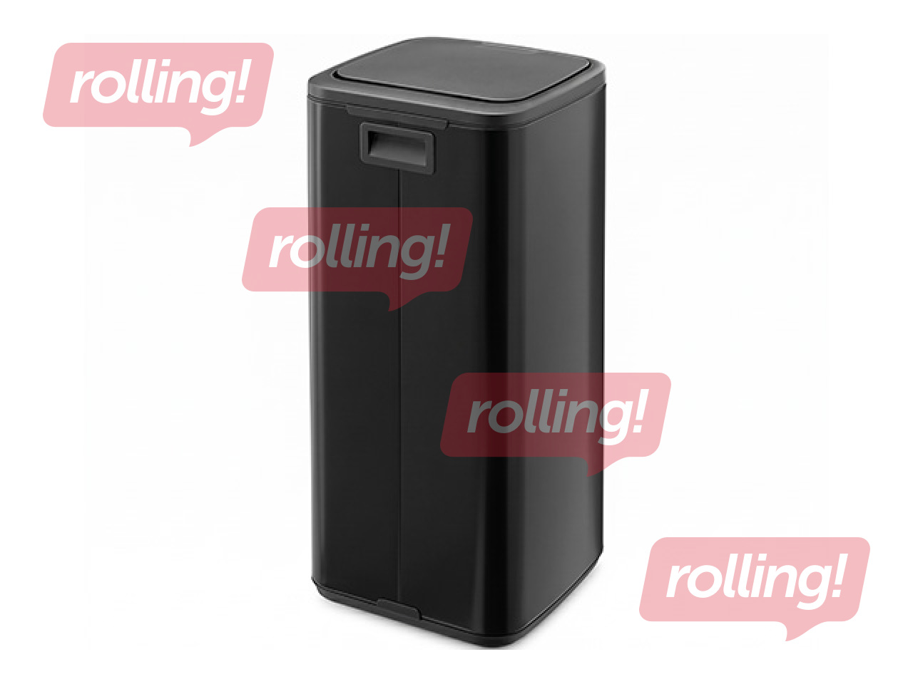 Atkritumu tvertne Brabantia Bo Touch, matēta, melna, 30l