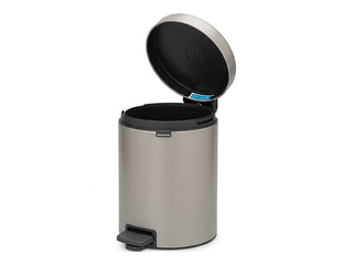 Мусорное ведро с педалью Brabantia, NewIcon, светло-серое, 5л