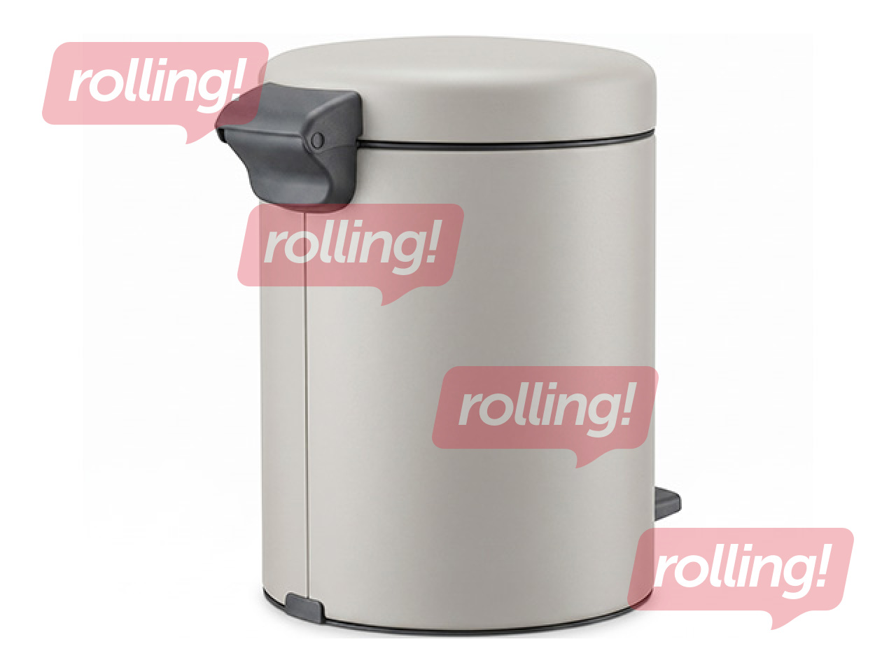 Мусорное ведро с педалью Brabantia, NewIcon, светло-серое, 5л
