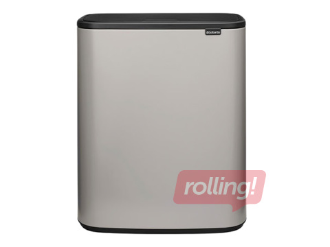 Waste bin Brabantia Bo Touch, light grey, 60l