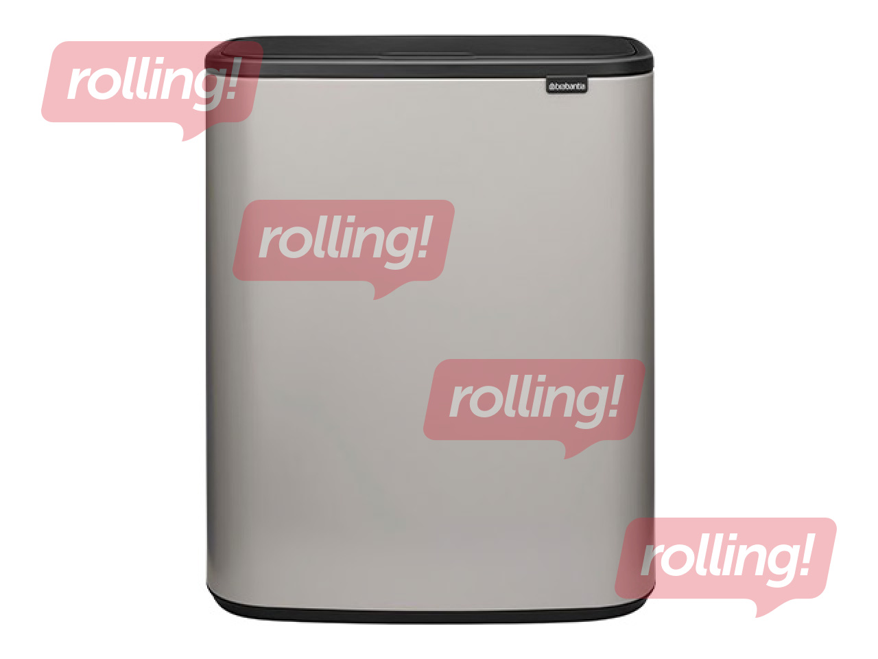 Waste bin Brabantia Bo Touch, light grey, 60l