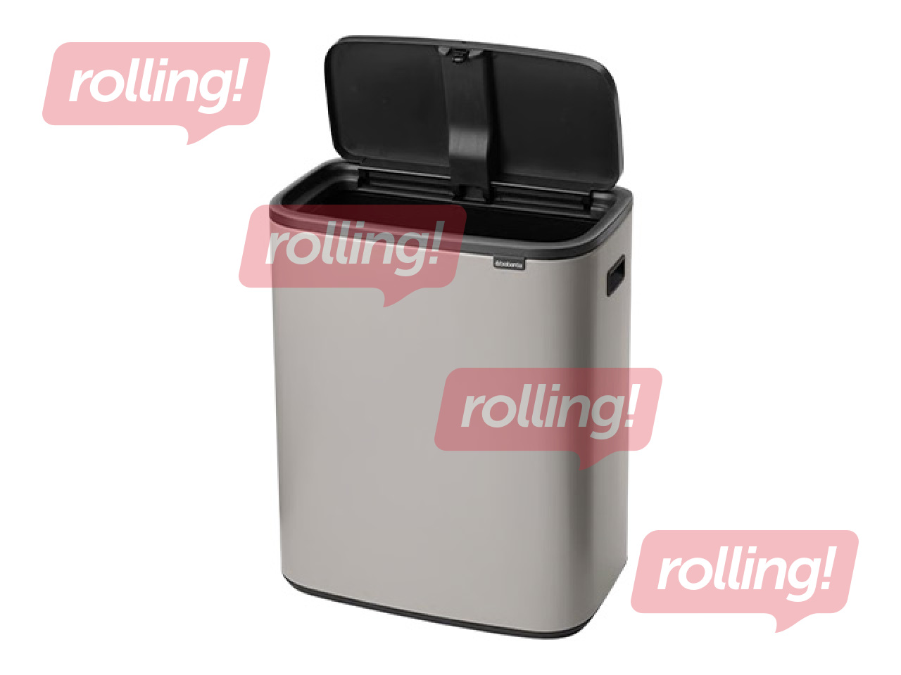 Waste bin Brabantia Bo Touch, light grey, 60l