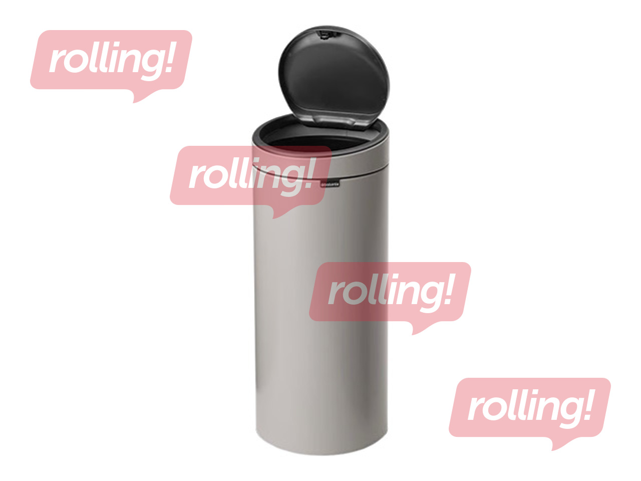 Prügikast Brabantia Touch, helehall, 30l