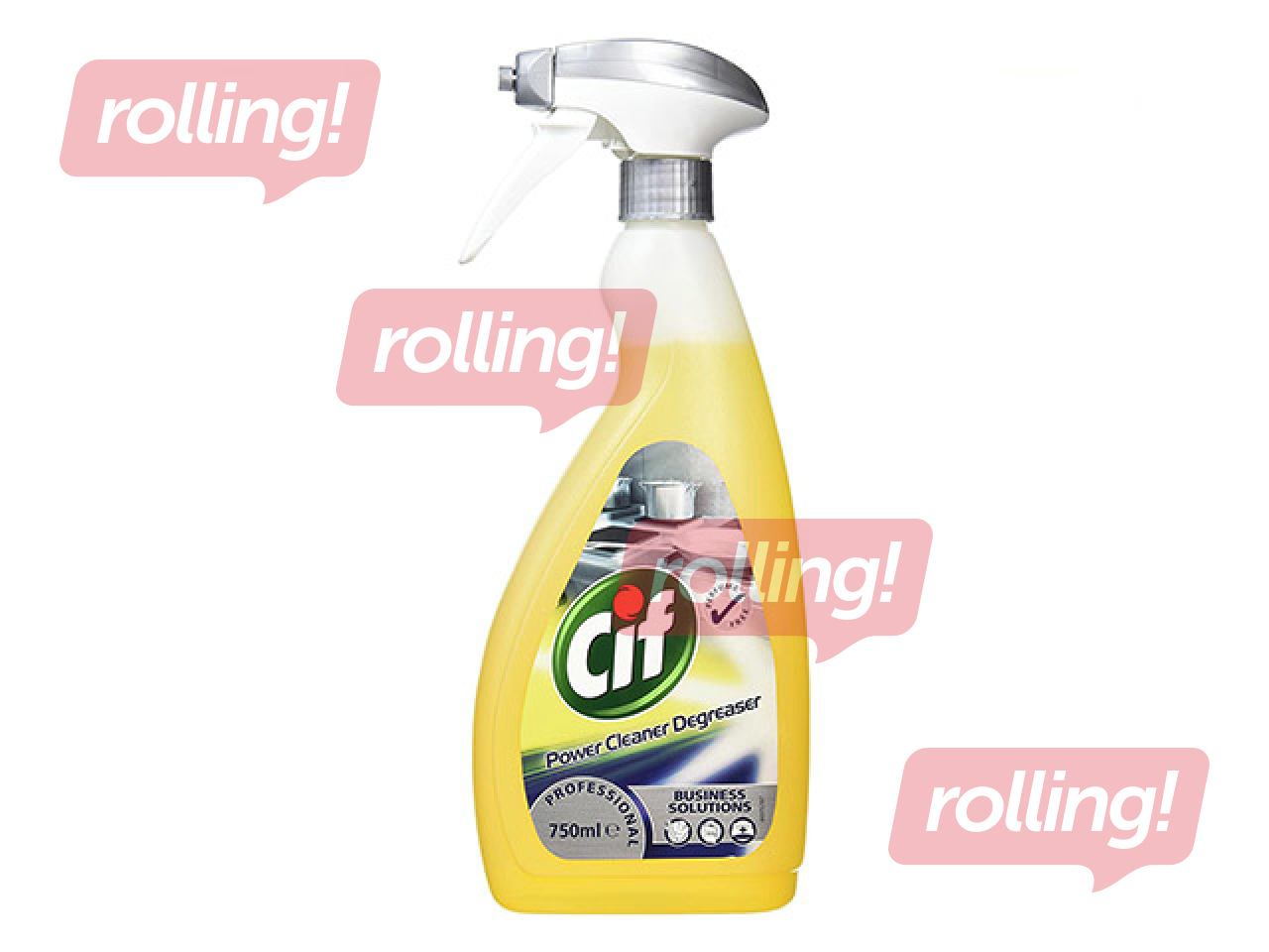 Tīrīšanas līdzeklis virsmu attaukošanai Cif Professional Power Cleaner Degreaser, 750ml