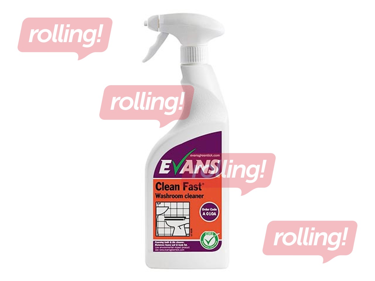 Чистящее средство для туалетов Evans Vanodine Clean Fast, 750мл