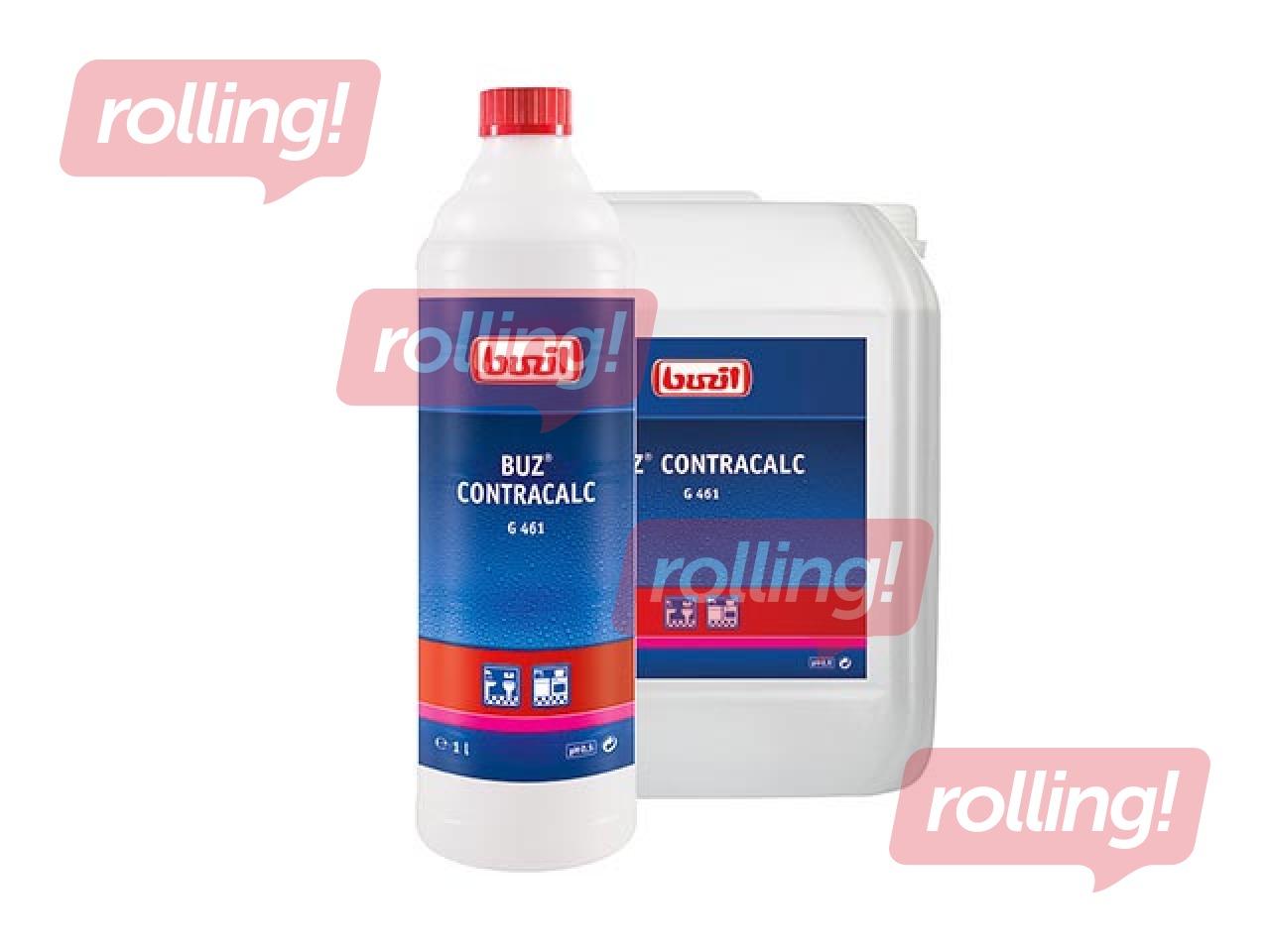 Sanitāro telpu tīrīšanas līdzeklis Buzil G461 Buz Contracalc, skābi saturošs, 1l