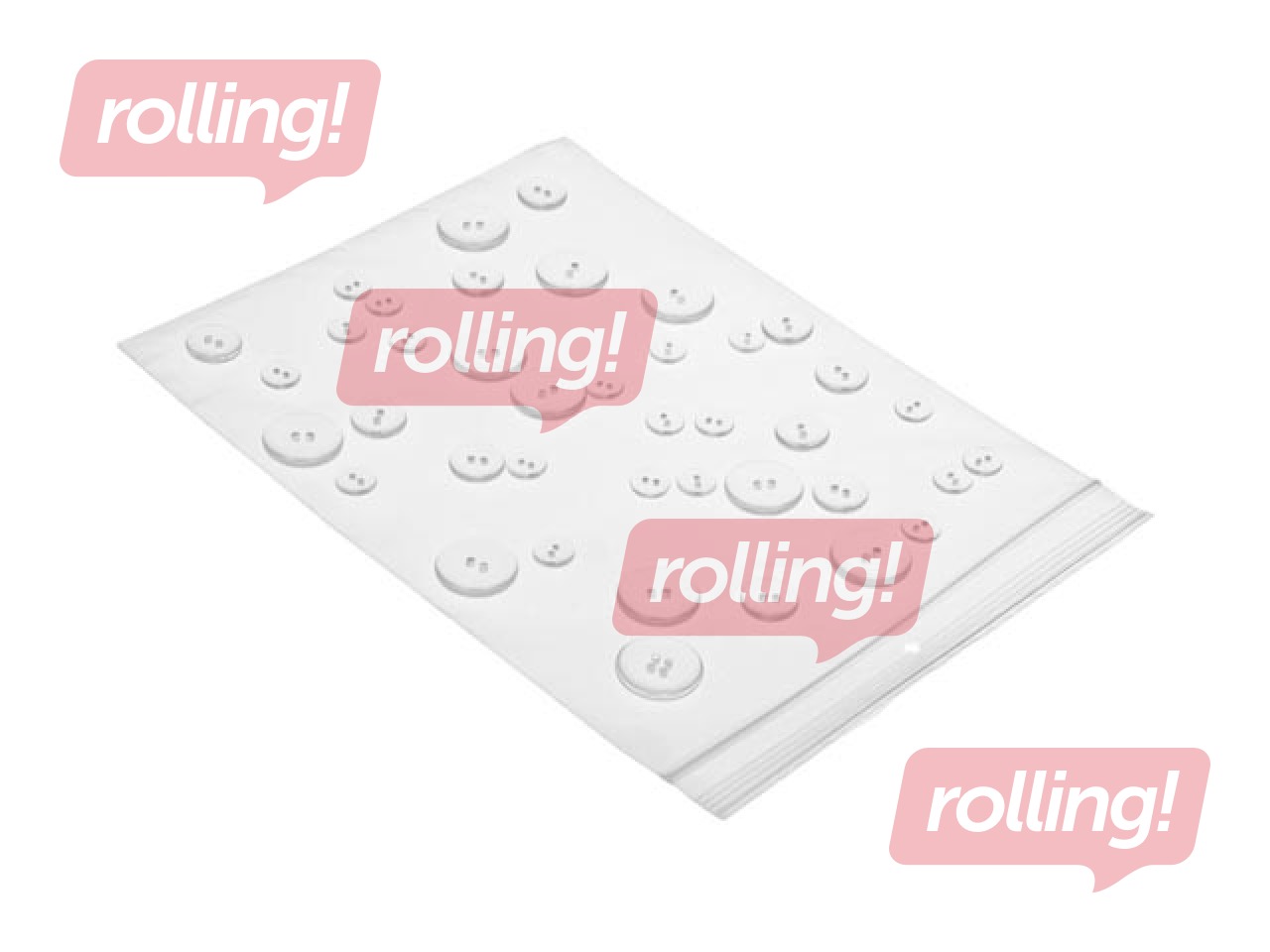 Zip-lock plastic bags 200 x 300 mm, 50 mic, 100 pcs