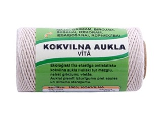 Keerdus puuvillane nöör Tangent, 1.8mm, 100m