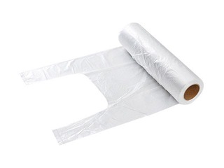 Maisiņi ar rokturiem rullī, caurspīdīgi, 20x30cm, 9.5 mic, 200 gab. 