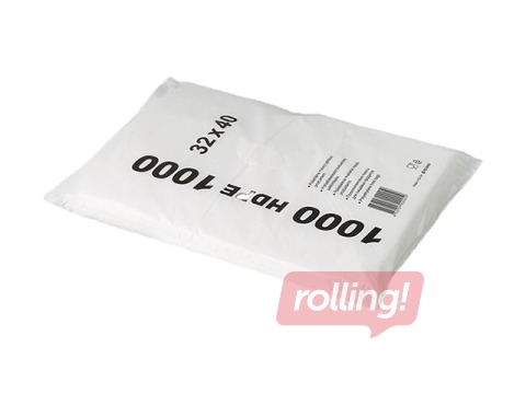 Bags without handles HDPE, 32x40 cm, 1000 pcs.
