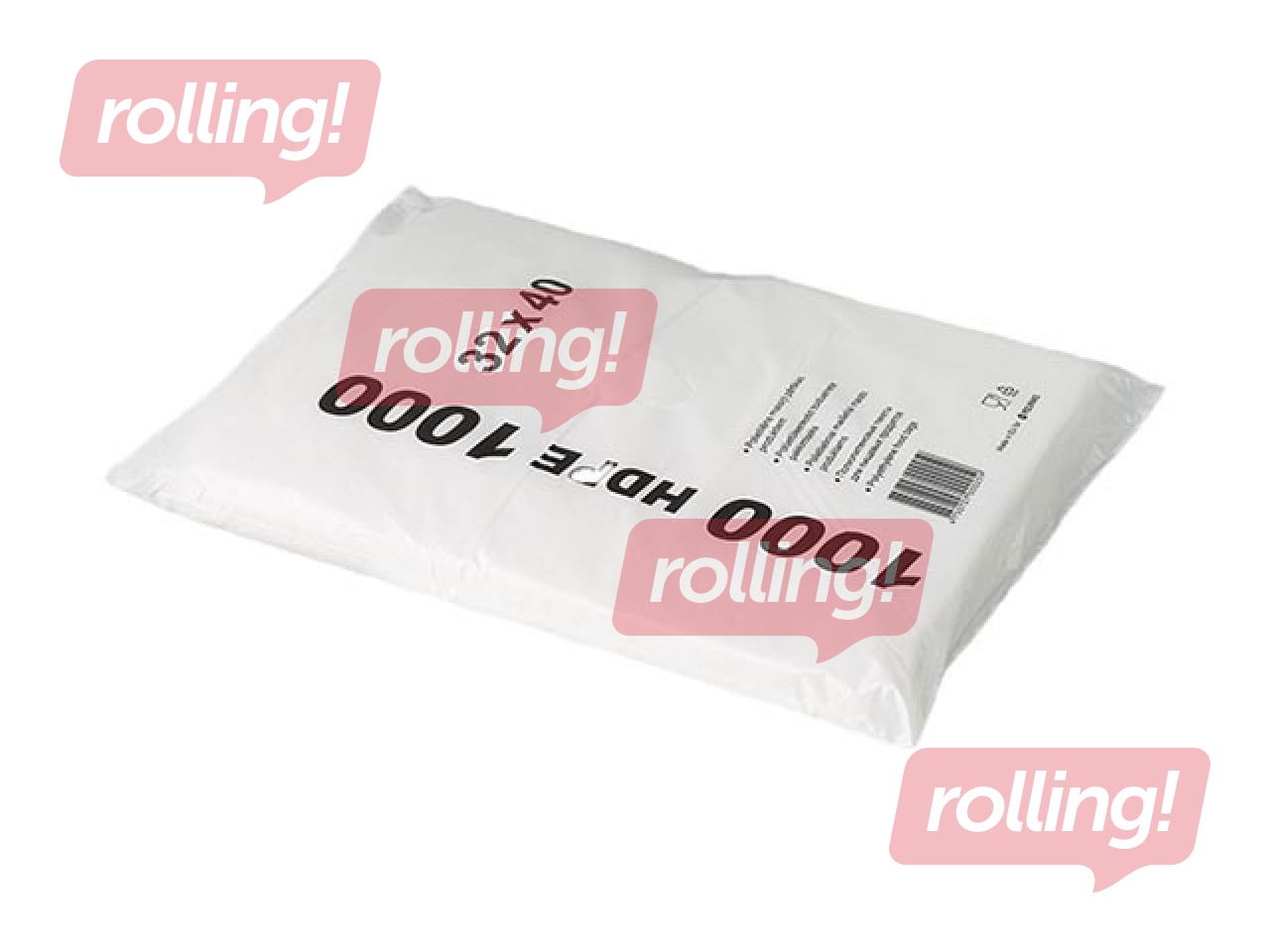 Bags without handles HDPE, 32x40 cm, 1000 pcs.