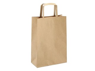 Paper bags with handles, 450x170x480mm, brown