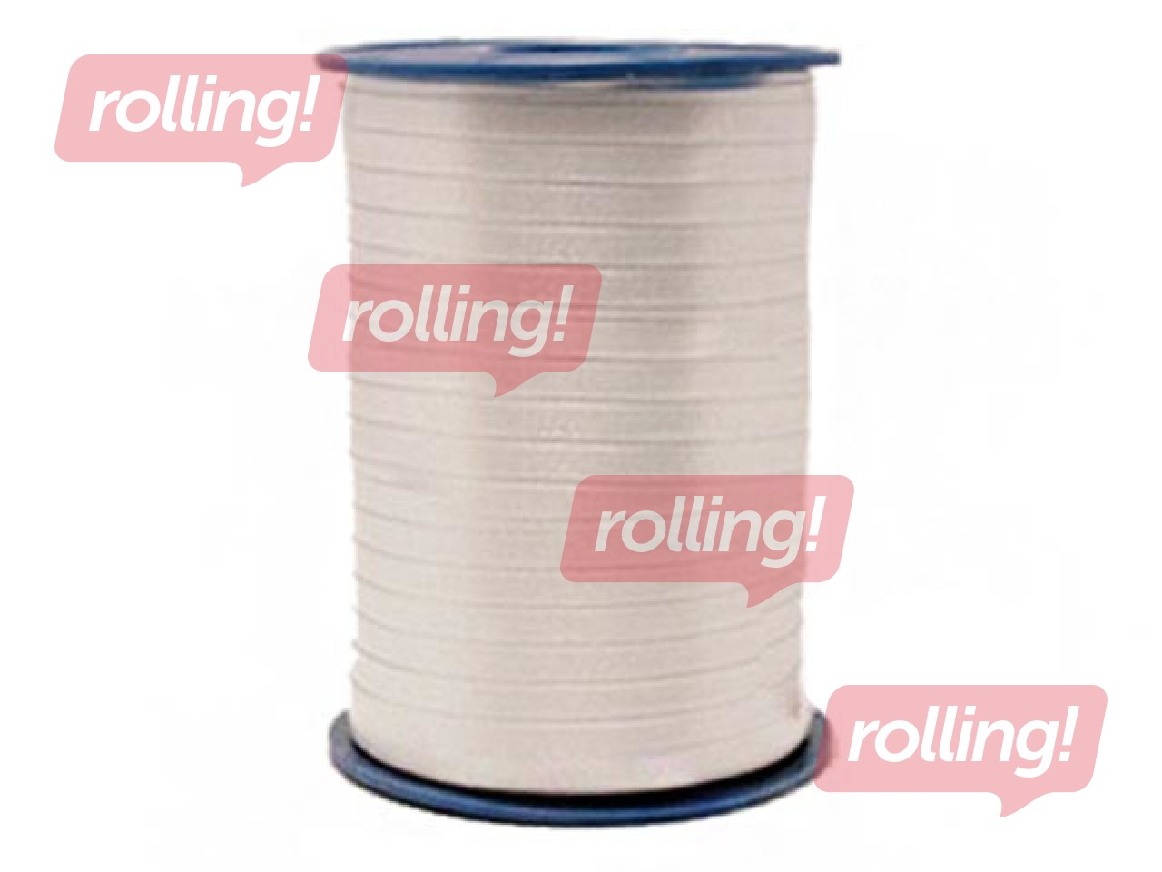 Dāvanu saiņošanas lente spolē, 200m, sudraba