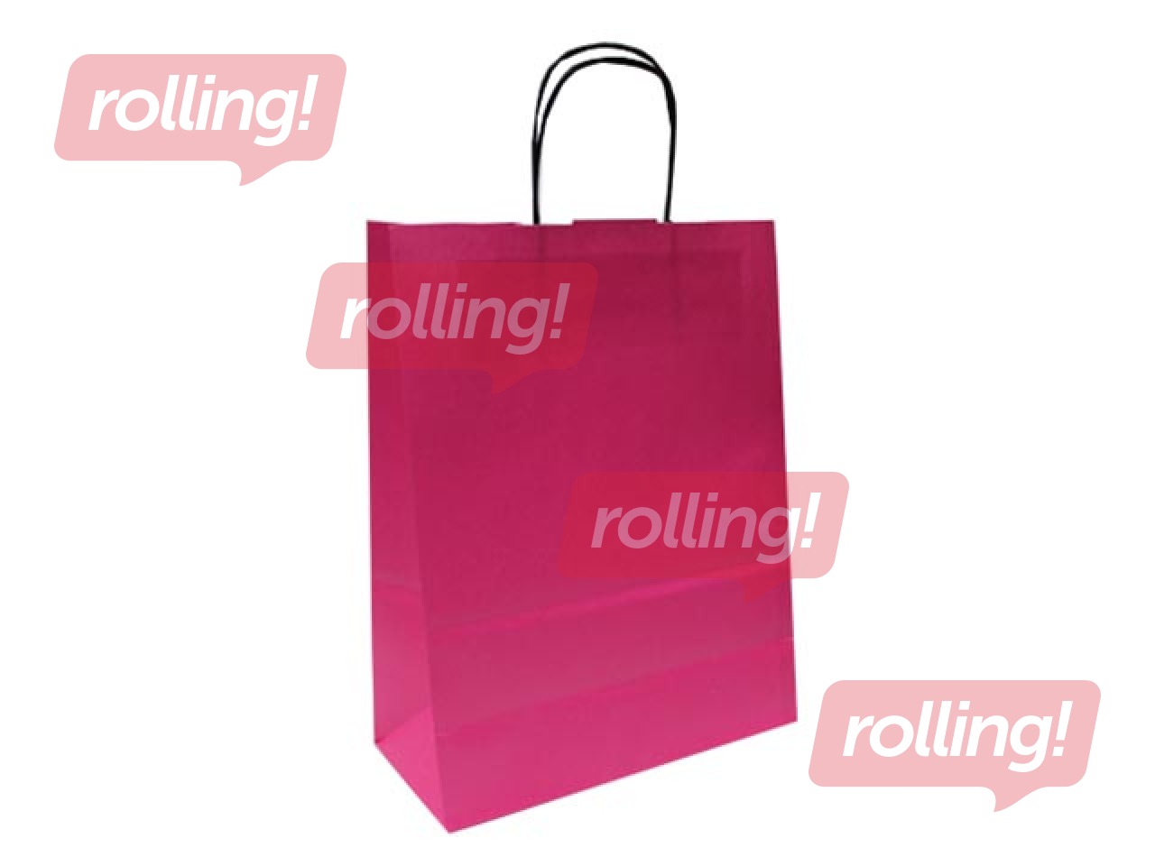 Paper gift bag TOPTWIST 240x110x310mm, purple