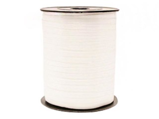 Dāvanu saiņošanas lente spolē, 200m, balta