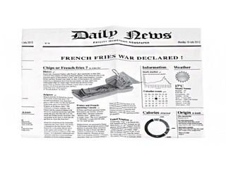 Oберточной бумаги Times, для закусок, 100 листов, 310x310мм