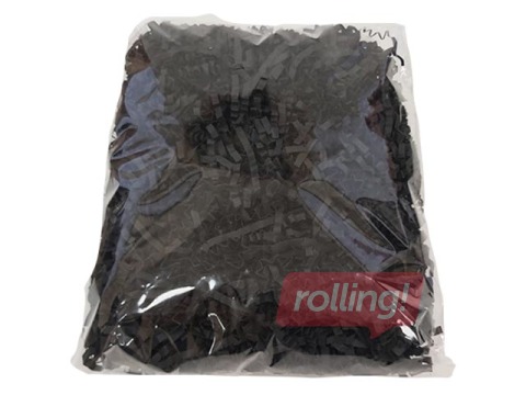 Бумажная стружка 20x20 см, 150 г, черная