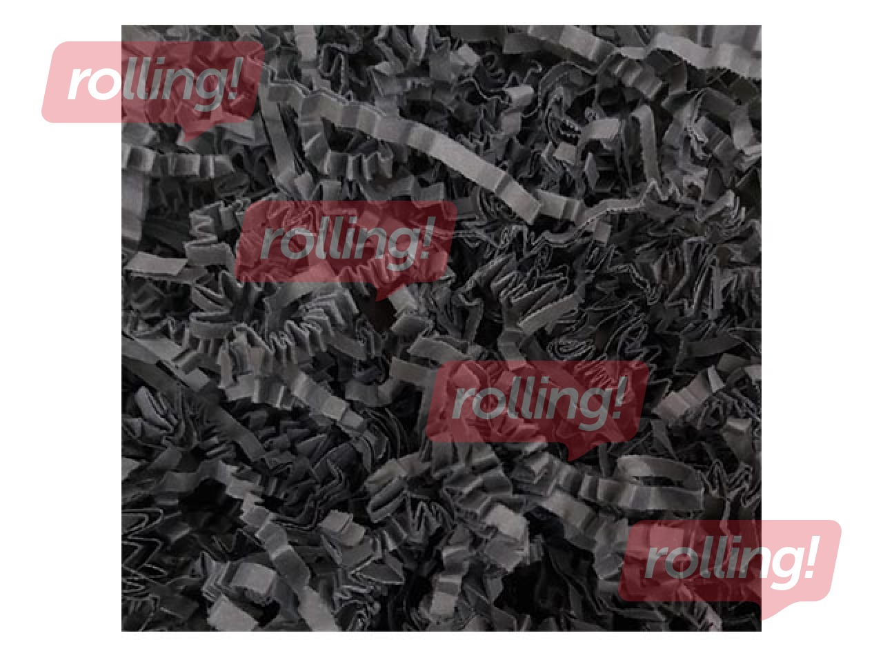 Бумажная стружка 20x20 см, 150 г, черная