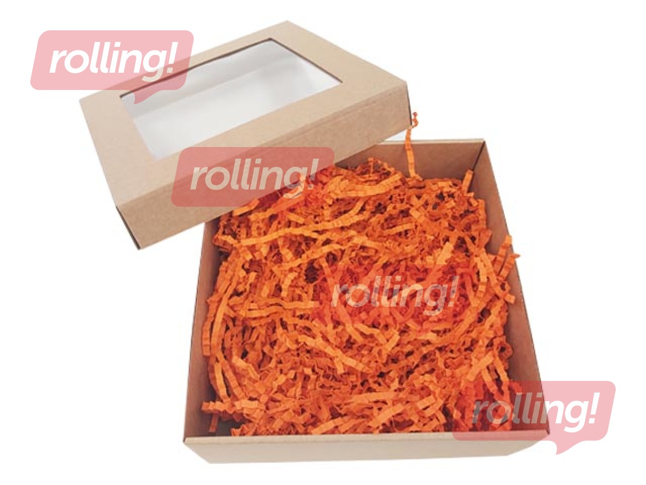 Papīra skaidas 20x25cm, 150 g, oranžas