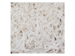 Бумажная стружка 20x20 см, 150 г, белая