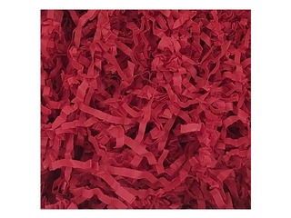 Бумажная стружка 20x20 см, 150 г, красная