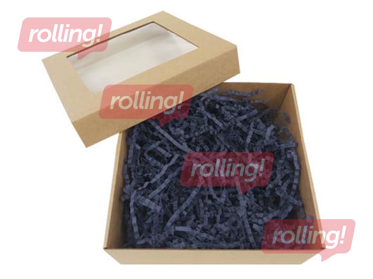 Papīra skaidas 20x20cm, 150 g, tumši zilas